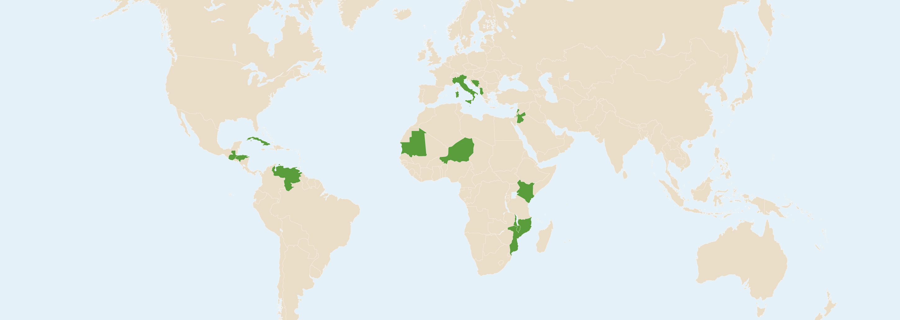 mappa ambiente e clima